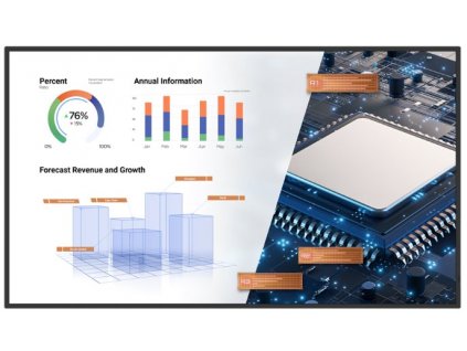 BenQ ST6502S 65" Digital Signage 3840x2160/1200:1/450 nits/3xHDMI/VGA/DP/3xUSB/RJ45/RS232/VESA/2x12W repro/Android 8.0