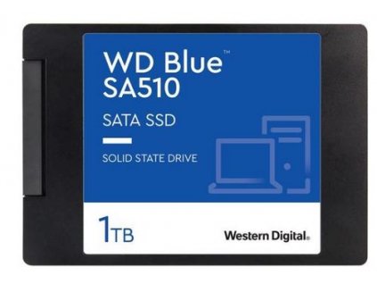 WDC BLUE SA510 SATA SSD WDS100T3B0A 1TB 2.5" 7mm 3D NAND (560/520MB/s, 90000/82000 IOPs, SSD, 3D NAND, SATA)