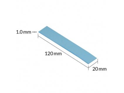 ARCTIC TP-3 Thermal Pad 120x20x1mm (balení 4 kusů)