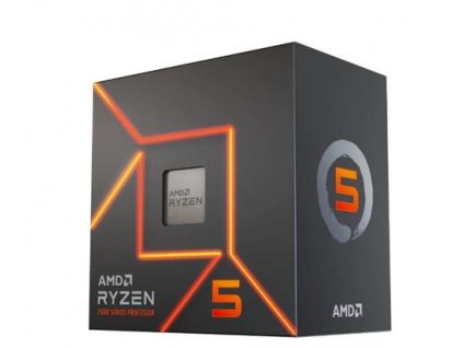 AMD cpu Ryzen 5 7600 AM5 Box (s chladičem, 3.8GHz / 5.1GHz, 6+32MB cache, 65W, 6x jádro, 12x vlákno, s grafikou), Zen4 Raphael