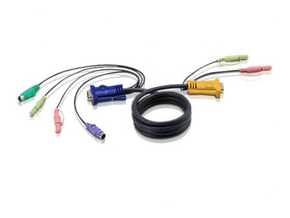 ATEN KVM sdruž. kabel k CS-1732,34,54 PS/2, 1,8m