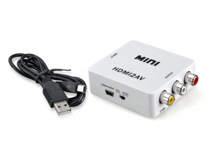 Převodník HDMI na kompozitní signál a stereo zvuk