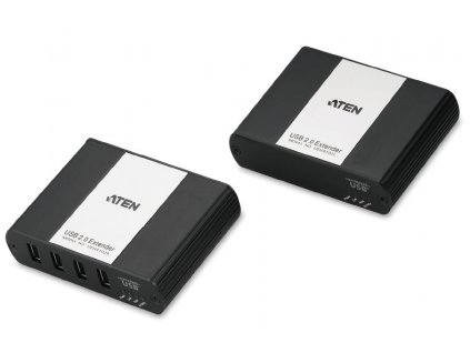 ATEN USB 2.0 prodlužka s 4portovým hubem po LAN