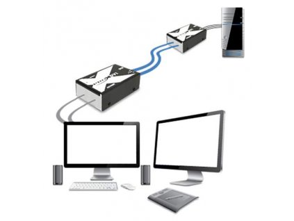 Adder X-DVI PRO MS2, DVI extender