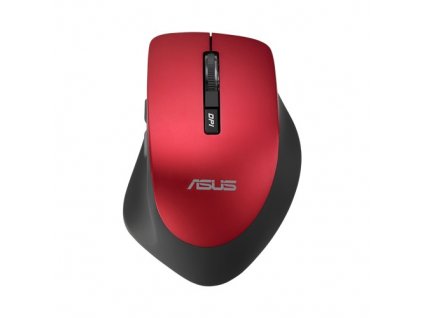 ASUS WT425/Ergonomická/Optická/Bezdrátová USB/Červená