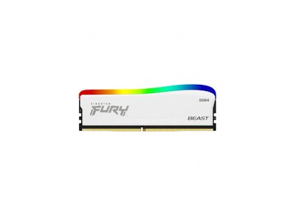 Kingston FURY Beast White/DDR4/8GB/3600MHz/CL17/1x8GB/RGB/White