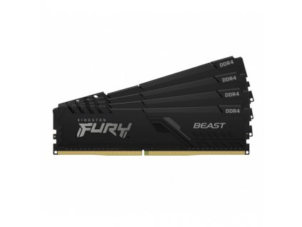 Kingston FURY Beast/DDR4/64GB/3200MHz/CL16/4x16GB/Black