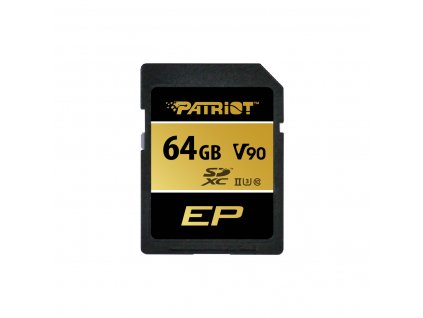 Patriot V90/SDXC/64GB/300MBps/UHS-II U3 / Class 10/+ Adaptér