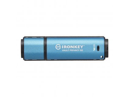 Kingston IronKey Vault Privacy 50/16GB/USB 3.2/USB-A/Modrá