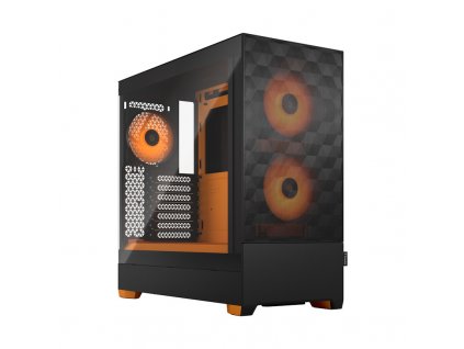 Fractal Design Pop Air RGB Orange Core TG Clear Tint