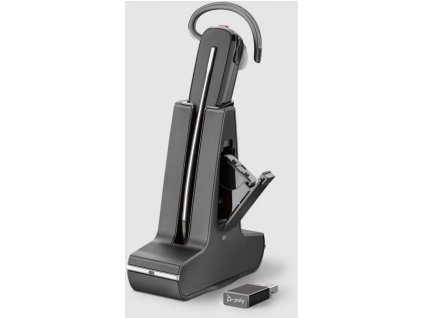 Plantronics Savi 8245/Mono/DECT/Bezdrát/Stand/Černá-stříbrná