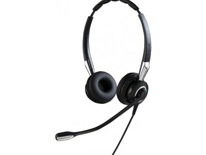 Jabra BIZ 2400 II/Stereo/QD/Drát/Černá-stříbrná