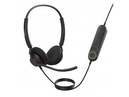 Jabra Engage 40 (Inline Link)/Stereo/ANC/USB-C/Drát/Černá