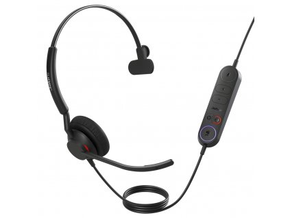 Jabra Engage 40 (Inline Link)/Mono/ANC/USB/Drát/MS/Černá