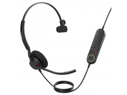 Jabra Engage 40 (Inline Link)/Mono/ANC/USB/Drát/Černá