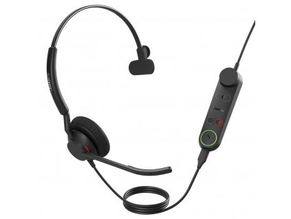 Jabra Engage 50 II (Link)/Mono/ANC/USB-C/Drát/Černá