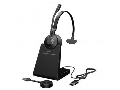 Jabra Engage 55/Mono/USB/DECT/Bezdrát/Stand/Černá