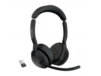 Jabra Evolve2 55/Stereo/ANC/USB/BT-USB/Bezdrát/Černá