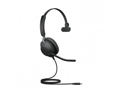 Jabra Evolve2 40 SE/Mono/USB-C/Drát/MS/Černá