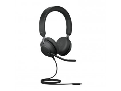 Jabra Evolve2 40 SE/Stereo/USB-C/Drát/Černá