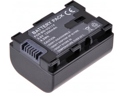 Baterie T6 Power JVC BN-VG107, BN-VG108, BN-VG114, 1200mAh, 4,3Wh