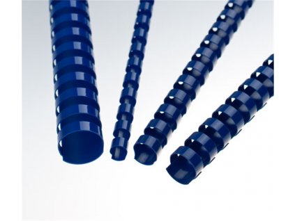 Plastové hřbety 6 mm, modré