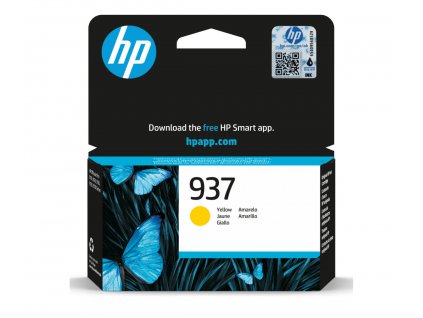 HP 937 ink. náplň žlutá, 4S6W4NE