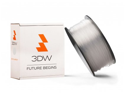 3DW - PLA filament 1,75mm transparent, 0,5 kg,190-210°C