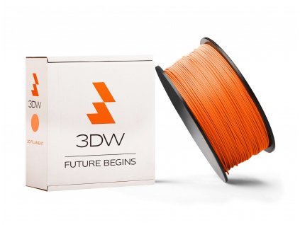 3DW - PLA filament 2,9mm oranžová, 1kg, tisk 195-225°C