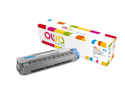 OWA Armor toner kompatibilní s OKI 44315307, 6000st, modrá/cyan