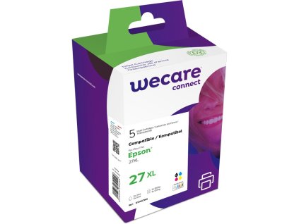 WECARE ARMOR ink sada kompatibilní s EPSON C13T27X,2xčerná/CMY