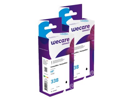 WECARE ARMOR sada ink kompatibilní s HP C8765EE, 2x20ml, černá/black
