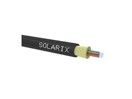 DROP1000 kabel Solarix 24vl 9/125 4,0mm LSOH Eca černý SXKO-DROP-24-OS-LSOH, cena za metr