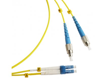 Optický patch cord duplex FC-LC 50/125 MM, 5m, OM2