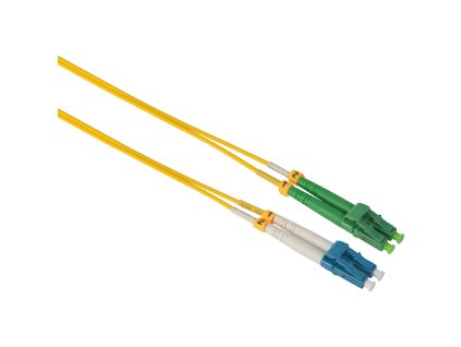 Optický patch LC/APC-LC/UPC 9/125um SM, 2m duplex