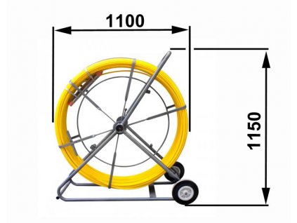 Laminátové protahovací péro ''kobra'' 12mm 200m