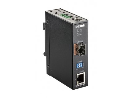 D-Link DIS-M100G-SW 10/100/1000 Mbps to SFP Industrial Media Converter