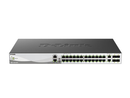 D-Link DMS-3130-30TS/E L3 Stck. Mng. switch 24x 2,5GBASE-T, 2x 10GBASE-T, 4x 25G SFP28