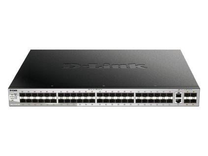 D-Link DGS-3130-54S L3 Stackable Managed switch, 48x SFP, 2x 10G RJ-45, 4x 10G SFP+
