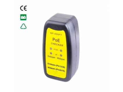 W-Star Zkoušečka kabelů POE, poe tester dle 802.3at