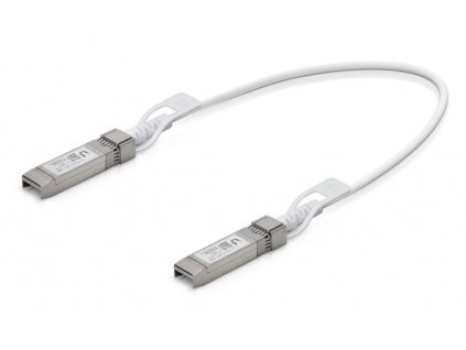 Ubiquiti UC-DAC-SFP+, UniFi SFP DAC Patch Cable, 0,5m, 10Gbps, bílý