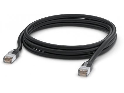 Ubiquiti UACC-Cable-Patch-Outdoor-3M-BK, Venkovní UniFi patch kabel, 3m, Cat5e, černý