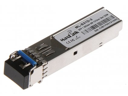 MaxLink 1.25G SFP optický modul, SM, 1310nm, 3km, 2x LC konektor, DDM