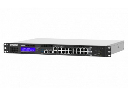 QNAP řízený switch QGD-1602P-C3558-8G (8x GbE PoE + 8x 2,5 GbE PoE + 2x 10GbE SFP+ / 8GB RAM )