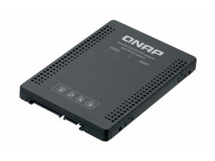 QNAP adaptér QDA-A2MAR (2x M.2 SSD SATA sloty v 2,5'' SATA rámečku)