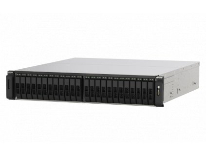 QNAP TS-h2490FU-7302P-128G (EPYC 3,3GHz, ZFS, 128GB ECC RAM, 24x 2,5'' U.2, 2x 2,5GbE, 4x 25 GbE)