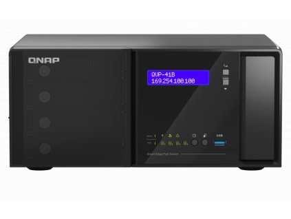 QNAP QVP-41B-8G-P - NVR dozorovací server a řízený PoE switch v jednom řešení