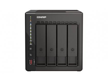 QNAP NVR QVP-41C (4core 2,6GHz, 8GB RAM, 4xSATA, 2x2,5GbE, 2xM.2 slot, 2xHDMI, kamery: 8 (max 24)