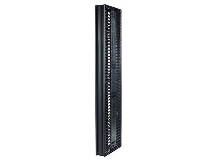 Valueline, Vertical Cable Manager for 2 & 4 Post Racks, 84''H X 6''W, Double-Sided with Doors