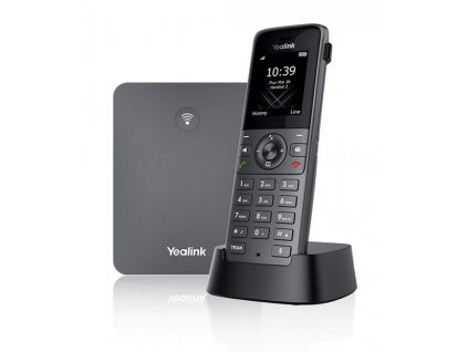 Yealink W73P, IP DECT báze+ručka, PoE, 1,8'' bar.disp., až 10 ruček